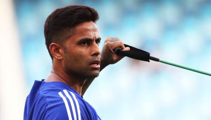 1346358_500928_suryakumar-yadav-icc-1_updates Indias Suryakumar Yadav during the warm up before their match against United Arab Emirates at Dubai International Cricket Stadium on September 10, 2025. — Reuters