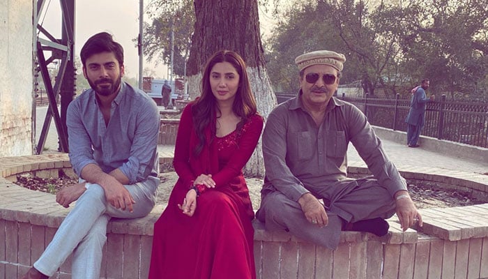 Pakistani actors Fawad Khan, Mahira Khan and Behroze Sabzwari. — Instagram@mahirahkhan