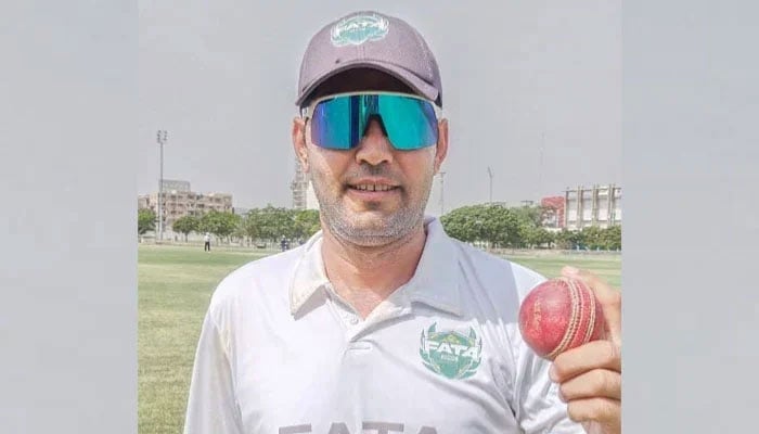 1350200_8572637_asif-afridi_updates An undated picture of Pakistan spinner Asif Afridi representing FATA Region in the Hanif Mohammad Trophy 2025-26. — PCB