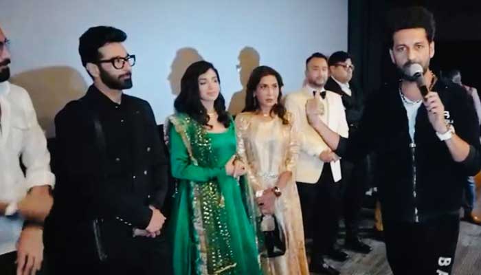 Deemak cast Faysal Quraishi, Sonya Hussyn and others attend movies screening in Houston, US. — Reporter