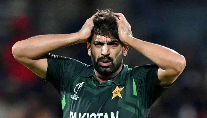 1355687_1104479_haris-rauf_updates Pakistan speedster Haris Rauf reacts during a cricket match in this undated image. — AFP/File