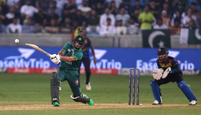 Pakistans Mohammad Nawaz in action during the Asia Cup 2022 final against Sri Lanka, in Dubai International Stadium, United Arab Emirates. — Reuters