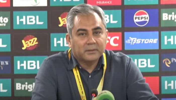 1358157_1464481_naqvi_updates PCB Chairman Mohsin Naqvi addresses a press conference in Karachi, Pakistan on March 19, 2024. — PCB