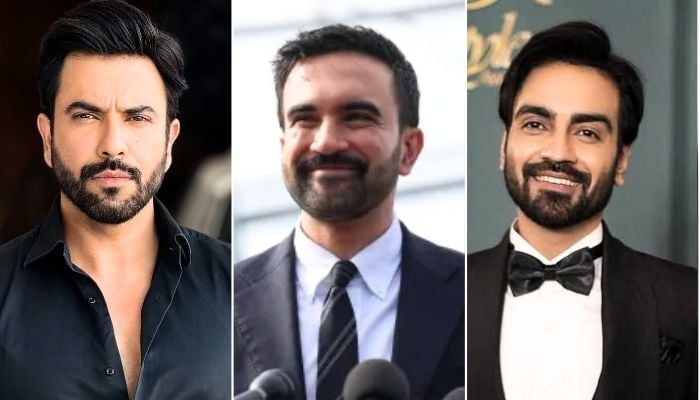 632410_6441183_updates Junaid Khan (right), New York City mayor Zohran Mamdani (centre), and Arslan Naseer. — Reuters, Instagram /@Junaid Khan, @Arsalan Naseer.