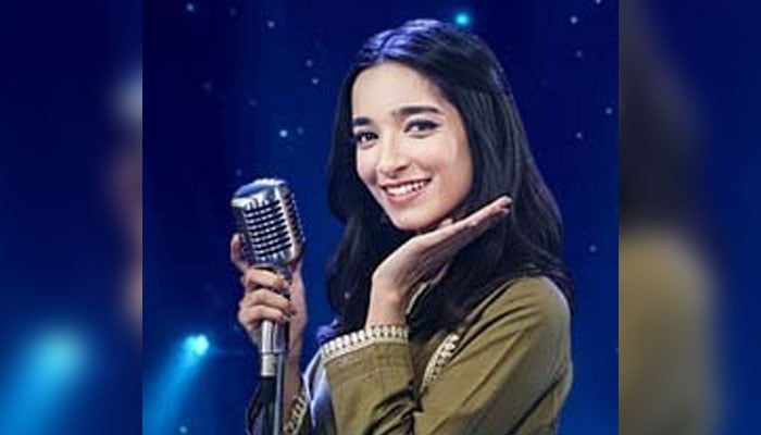 Samya Gohar, a young singer, performs during Pakistan Idol 2025. — Geo News